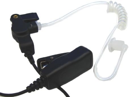 Pulsat Two-Wire Surveillance Earpiece Mic for Motorola XPR6100, XPR6300, XPR6350, XPR6500, XPR6550, XPR6380, XPR6580, APX7000, DGP6100, DGP6150 MOTOTRBO Digital Radio