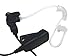 Two-Wire Surveillance Mic for Motorola CP200 CP200D XLS PR400 EP450 GTX GP300 P1225 CP185 P110 SP50 RADIO Lapel Shoulder Mic.