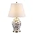 JONATHAN Y JYL3005C Penelope 22" Chinoiserie Classic LED Table Lamp Cottage Traditional Bedside Desk Nightstand for Bedroom Living Room Office College Bookcase LED Bulb Included, Gray/White