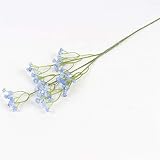 FCS Künstliche Blumen 1PCS 58cm Rustic künstliche Blume Interspersion mantianxing Dekor for Zuhause Tisch Hochzeit Blume Kunststoff Gypsophila Babysbreath (Color : Blue)
