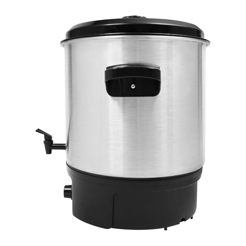Image of Electric Water Bath Canner, 27L /28.53QT 304 Stainless Steel 1500W 120V Adjustable Temp Control (122F to 212F) with Timer Automatic Reheat Function Overheating Protection (27L /28.53QT)