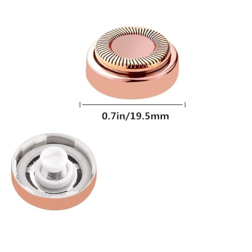 Face Hair Remover Replacement Heads for Flawless Finishing Touch Facial Gen 1 Hair Removal for Women Painless Razor Head for Face 4 Pack