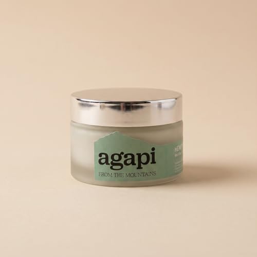 Image of Agapi Sikkim Hemp Moringa Foot Cream - Moisturizing Foot Repair Cream for Dry, Cracked Heels & Feet | Natural Healing Balm with Shea Butter, Non-Greasy Formula - 50gm