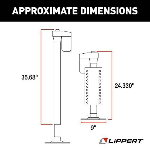 Lippert Ground Control 3.0 4-Point Automatic Leveling System For 5Th Wheel Rvs #TOP1