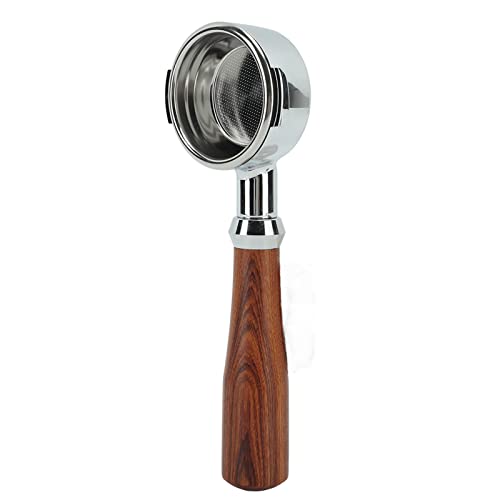 Miniatura 4 de Saluaqui Portafiltro Sin Fondo E61 De 58 Mm, Doble Para Preparar Café Con Filtro De Una Sola Capa, Compatible Con Expobar, Rancilio, Para Profitec Go Secuoya E