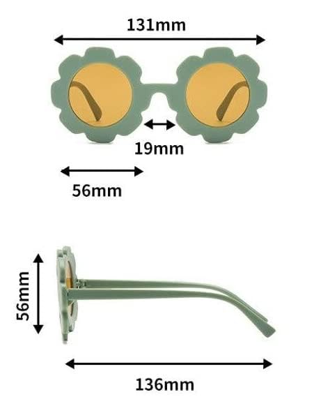 PLAS ART STUDIO Sunflower sunglasses Custom Name Kids Sunglasses Eyewear with Your Child's Name. (Zenith Blue) 3