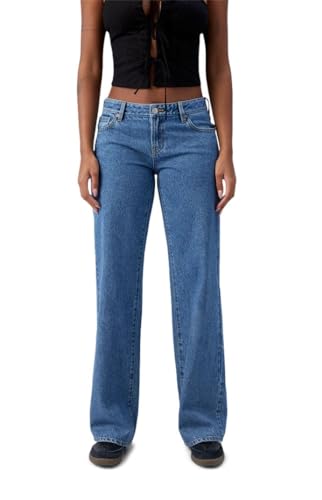 PacSun Women's Zoe Low Rise Girlfriend Jeans Medium Wash