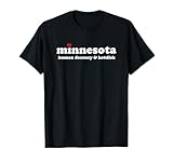 Bold retro type with a small heart accent celebrates Minnesota pride and Midwestern values Playful slogan honors hospitality kindness and the beloved hotdish tradition Lightweight, Classic fit, Double-needle sleeve and bottom hem