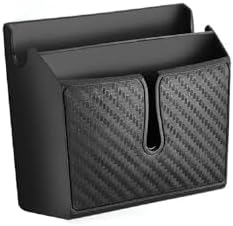 Mega Oto Market Araç içi Cepli Organizer Çift Bölmeli Karbon Desenli YapışkanlıFR310 - Görsel 1