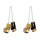 BENLEE Rocky Marciano Unisex Miniature Boxing Gloves, Gold, Einheitsgröße EU