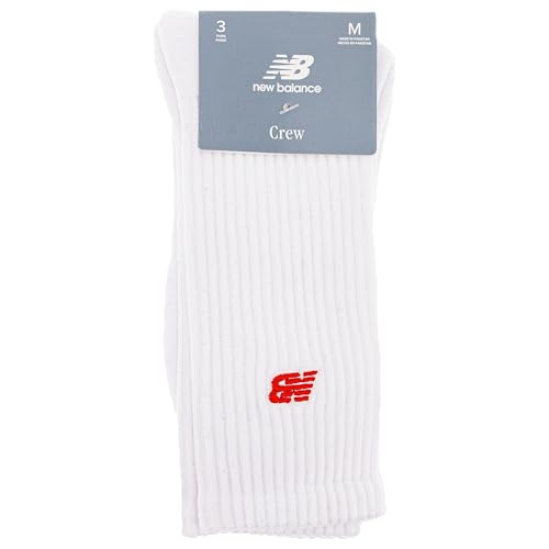 New Balance Meias unissex masculinas e femininas de algodão orgânico - 3 pares - suporte de arco, Lo