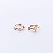 Asymmetrical Star Moon Small Hoop Earrings for Women 925 Sterling Silver Charms Tiny Minimalist Crescent Moon Star Cartilage Clip Cuff Stud Earrings Fashion Delicate (Rose-Gold-Toned)