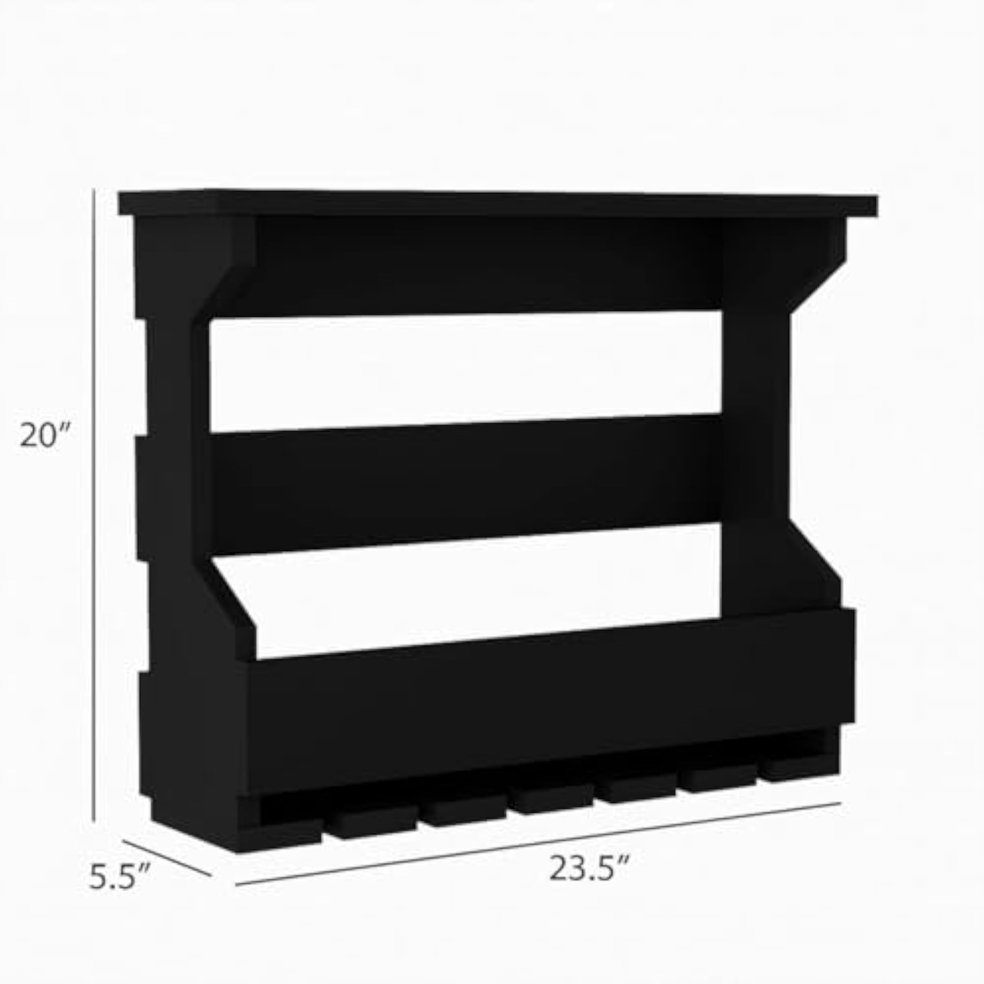 Solid Wood Wall Hanging Design Bar, Mini Bar for Home