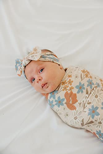 Copper Pearl Baby Bows: Stylish Headbands for Baby Girls, Premium Soft and Stretchy Baby Headbands, Perfect for Newborns, Trendy Designs - Eden4