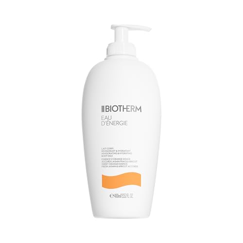 Biotherm, Leche Corporal Perfumada, Para Todo Tipo de Pieles, Perfuma, Hidrata y Refresca, Enriquecida con Esencias de Cítricos, Eau d'Énergie, 400 ml