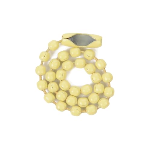 Chaîne pour store à enrouleur multicolore jaune clair 12cm x 2.4mm - 2