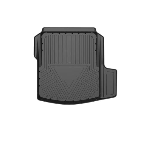 Tapis coffre pour Cadillac CT4 étanche et antidérapant cuir noir