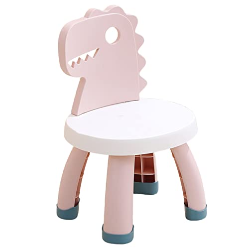 PRETYZOOM Plastic Boys and Girls Chair Boys and Girls Cartoon Dinosaur Back Lightweight Home Classroom Use