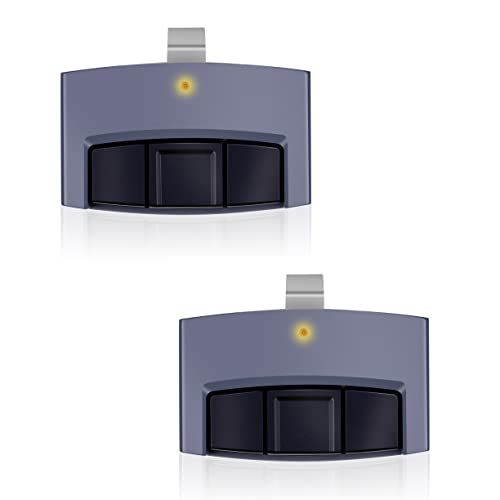 Alisontech 41A7633 893LM Remote only for Yellow Learn Button of Sears Craftsman Liftmaster Chamberlain Garage Door Opener(2Pack)