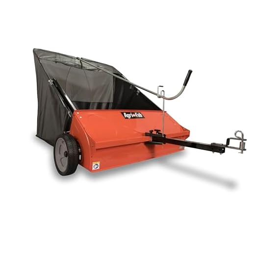 Agri-Fab 45-0492 Lawn Sweeper, 44-Inch & 40-Inch Tine Tow Dethatcher 45-0294,Black