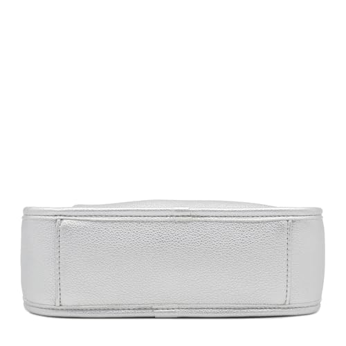 Image of FashionPuzzle Small Minimalist Shoulder Bag for Women, Faux Leather Underarm Purse, Chic Top Handle Handbag for Everyday