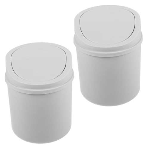 Alipis 2pcs Miniatura Caneca de Basura de Escritorio miniatura 1