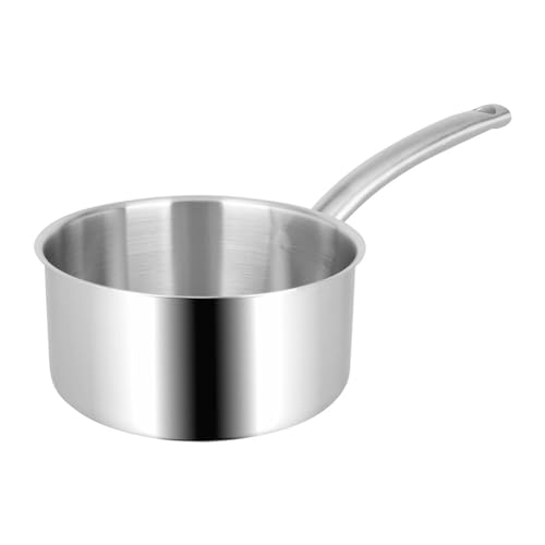 Sitram 714150, Casserole BACCHUS PRO en acier inoxydable qualité professionnelle Ø 18 cm - tous feux dont induction - Manche ergonomique Thermo-résistant,...