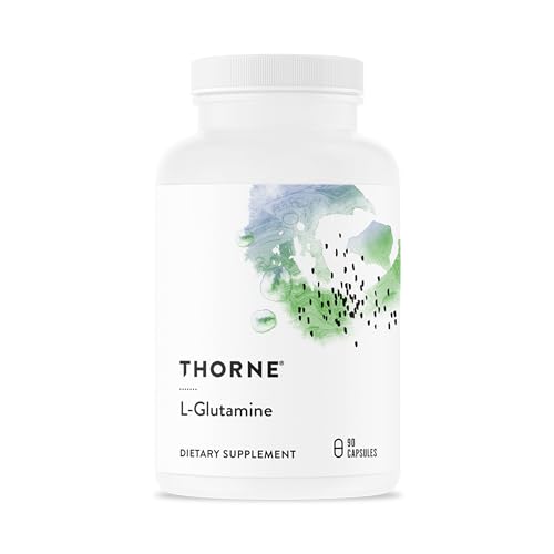 THORNE - L-Glutamine - Amino Acid Supplement for Immune System & GI Health - Promotes Post-Exercise Muscle Cell Repair* - Third-Party Certified - Gluten Dairy & Soy-Free - 90 Capsules
