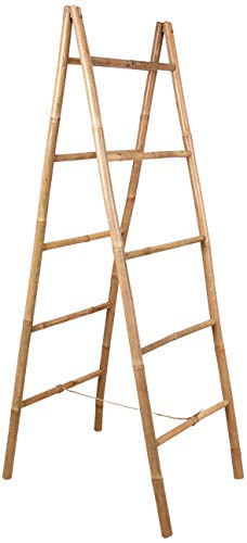 JARDIN DECO Echelle Double en Bambou Pliable