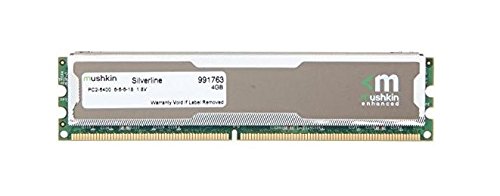 Mushkin Enhanced 4GB Silverline DDR2 PC2-6400 800MHz 240-Pin Desktop Memory Model 991763