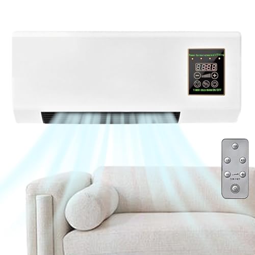 ポータブルエアコン,壁掛け対応 モバイル空調機器 - 小型冷暖房家電 食品保存庫 ペット 高齢者向け