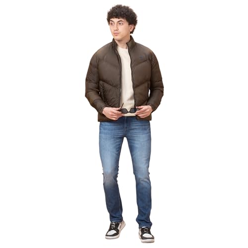Image of Being Human Green Regular Fit Men's Jacket Clothing