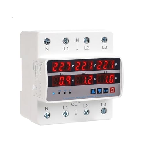Relais de protection triphasé contre la surtension pour tableau électrique AC380V