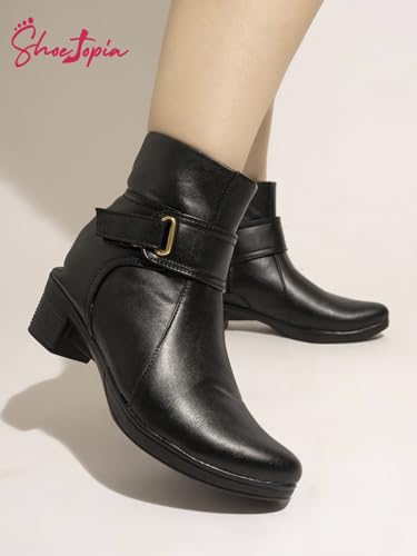 Image of Shoetopia Women Zipper Boots