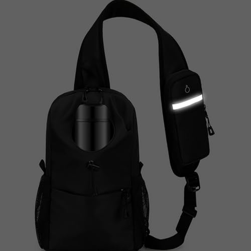 Sac de poitrine mode et sacs de jour imperméables à bandoulière réglable