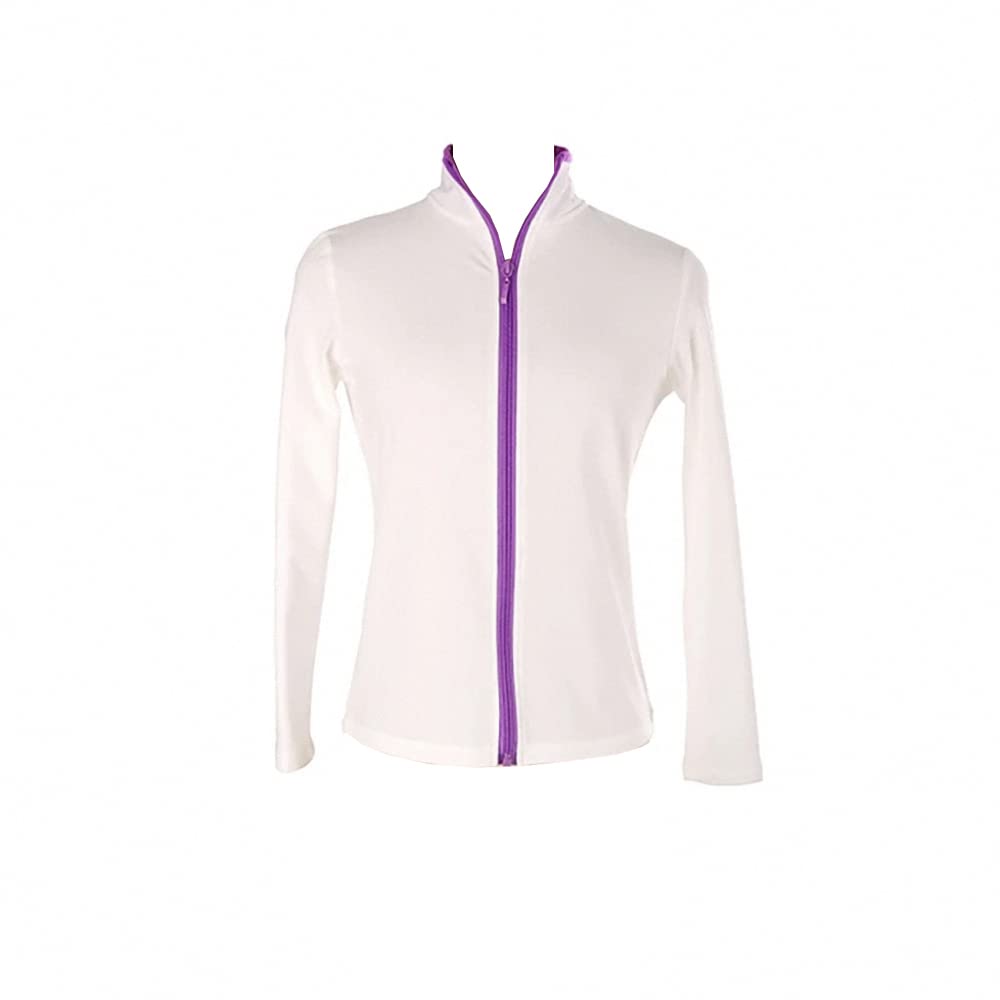 JoyCan Figure Skating Jacket Girls' Skating costume Children's Brushed Adult Training Women's Skating Shirt