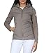 Sublevel Damen leichte Steppjacke mit Kapuze Übergangsjacke sportlich Outdoor und Alltag LSL-548 Light Mud Brown M