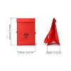 QWORK Medical Specimen Transport Bag, 4 Pack, Bio Transport, 6.75 x 10 x 5.75, Red
