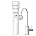 Waterdrop 15UBW-UF 0.01 ?m Ultra Filtration Under Sink Water Filter System for Baçt?ria Reduction, Reduces Lead, Chlorine, Bad Taste & Odor, 19K Gallons, with Dedicated Brushed Nickel Faucet, USA Tech
