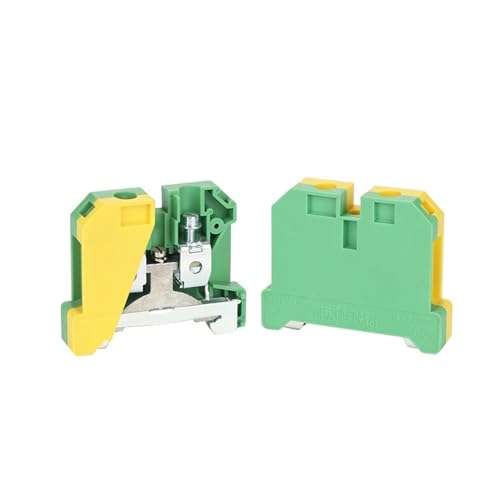 Bloque de terminales SAK EK16/35 de 16 mm²: cable conector de carril DIN para toma tierra 5