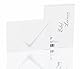 Rössler Papier 2031705002 - Edel Leinen - Briefumschlagpack DIN C6, Seidenfutter, weiß
