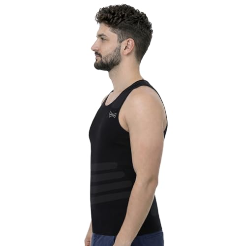 Image of dermawear Men Breezeology Zenrik Chest and Abdomen Shapewear Vest