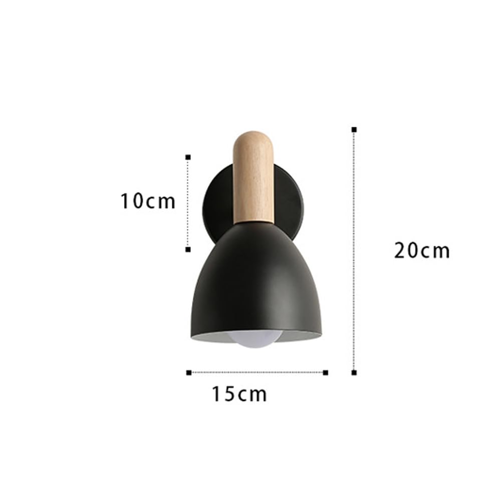 Lampada da Parete per Interni, Stile Moderno Rustico Industriale, a Batteria, con Telecomando, dimmerabile, a LED, Senza Fili, Ricaricabile, Ideale per Comodino, Camera da Letto de