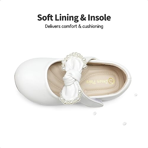 DREAM PAIRS Toddler Flower Girl Dress Shoes Little Girls Mary Janes Ballet Flats Ballerina Shoes Wedding Party4