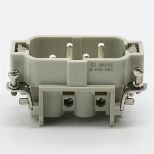 Conector rectangular de alta resistencia con cuatro núcleos de cable y 35A 500V 5