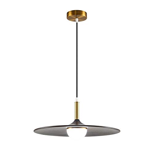 Lustre de chevet moderne en noyer noir pour suspension chambre et bar