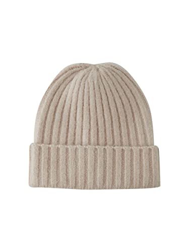 PIECES Damen Pcjeslin Wool Hood Noos Bc, Whitecap Gray, Einheitsgröße