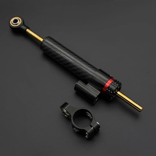 Stabilisateur d'amortisseur de direction carbone contre guidonnage MT07