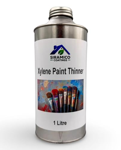 Siramico Xylene Paint Thinner 1 Litre Professional Grade Solvent for Oil-Based Paints and Equipment Cleaning