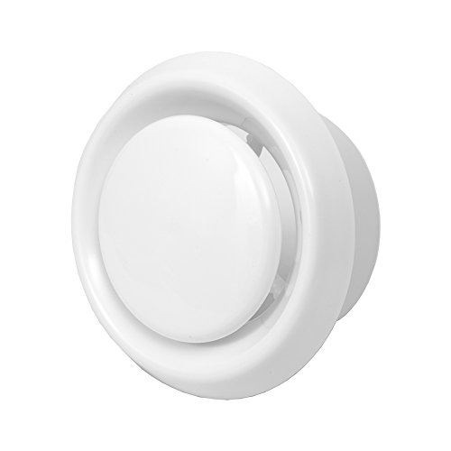 Vanne à disque Ø 125 mm - En plastique blanc